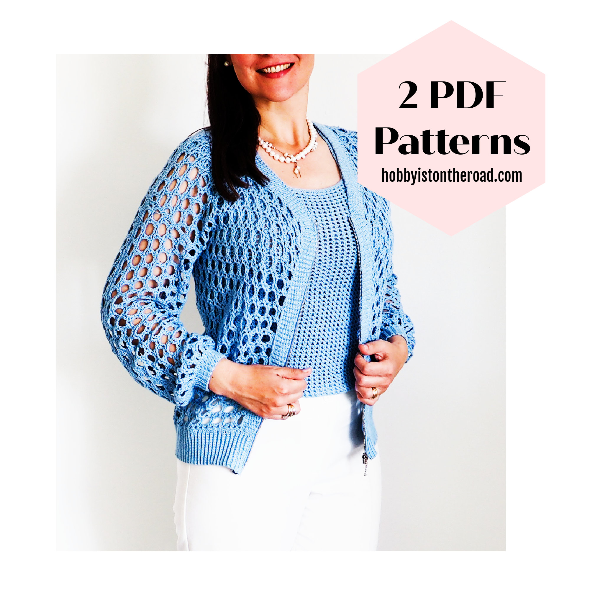 トップス FRONT WAVE CROCHET LIKE KNIT CARDIGAN FRONT WAVE CROCHET LIKE KNIT CARDIGAN