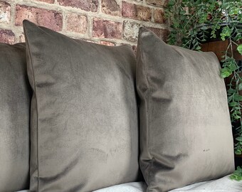 mocha cushion covers