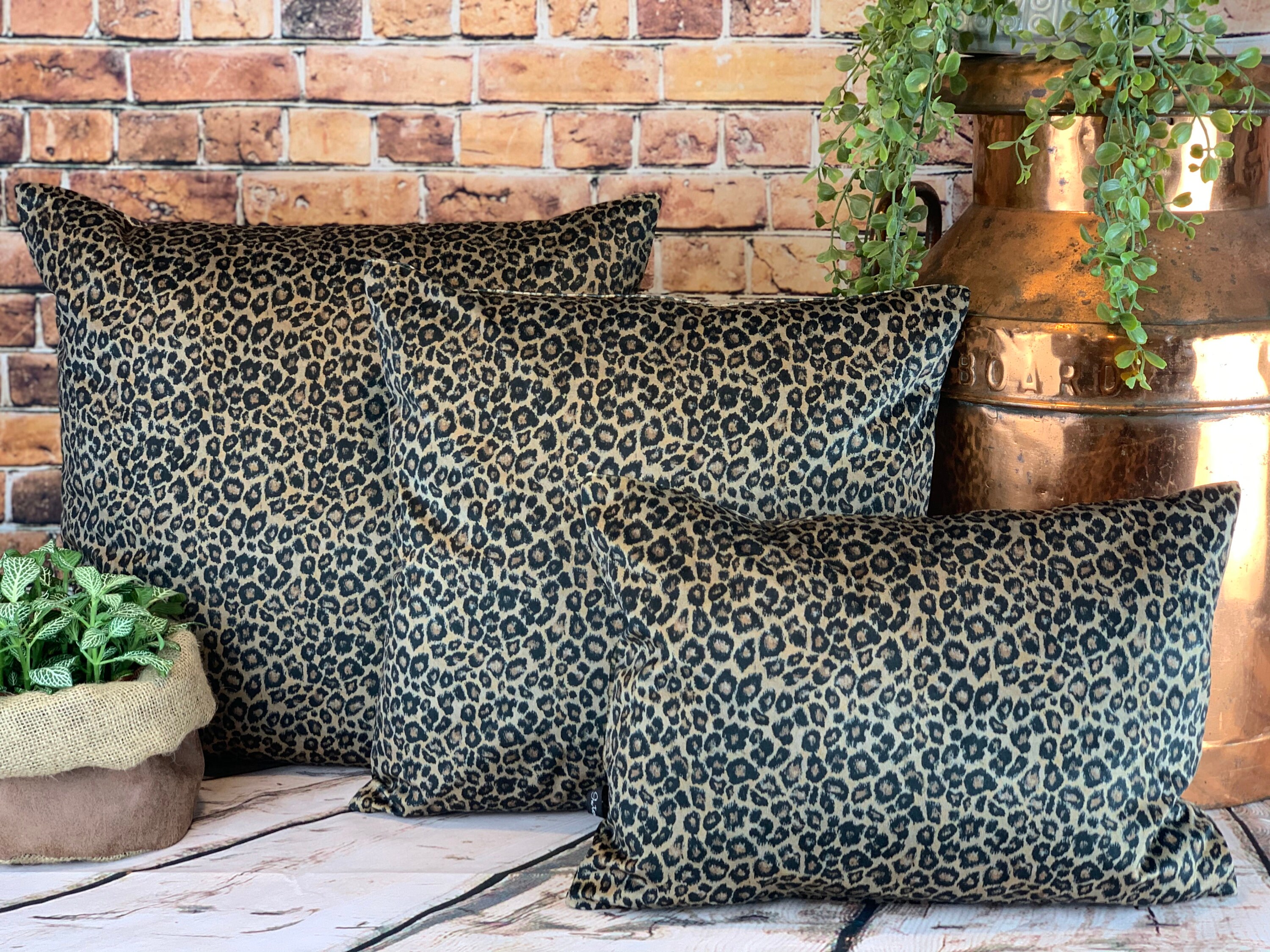 Animal Print Cushion uk Leopard print Cushion Velvet Cushion Etsy