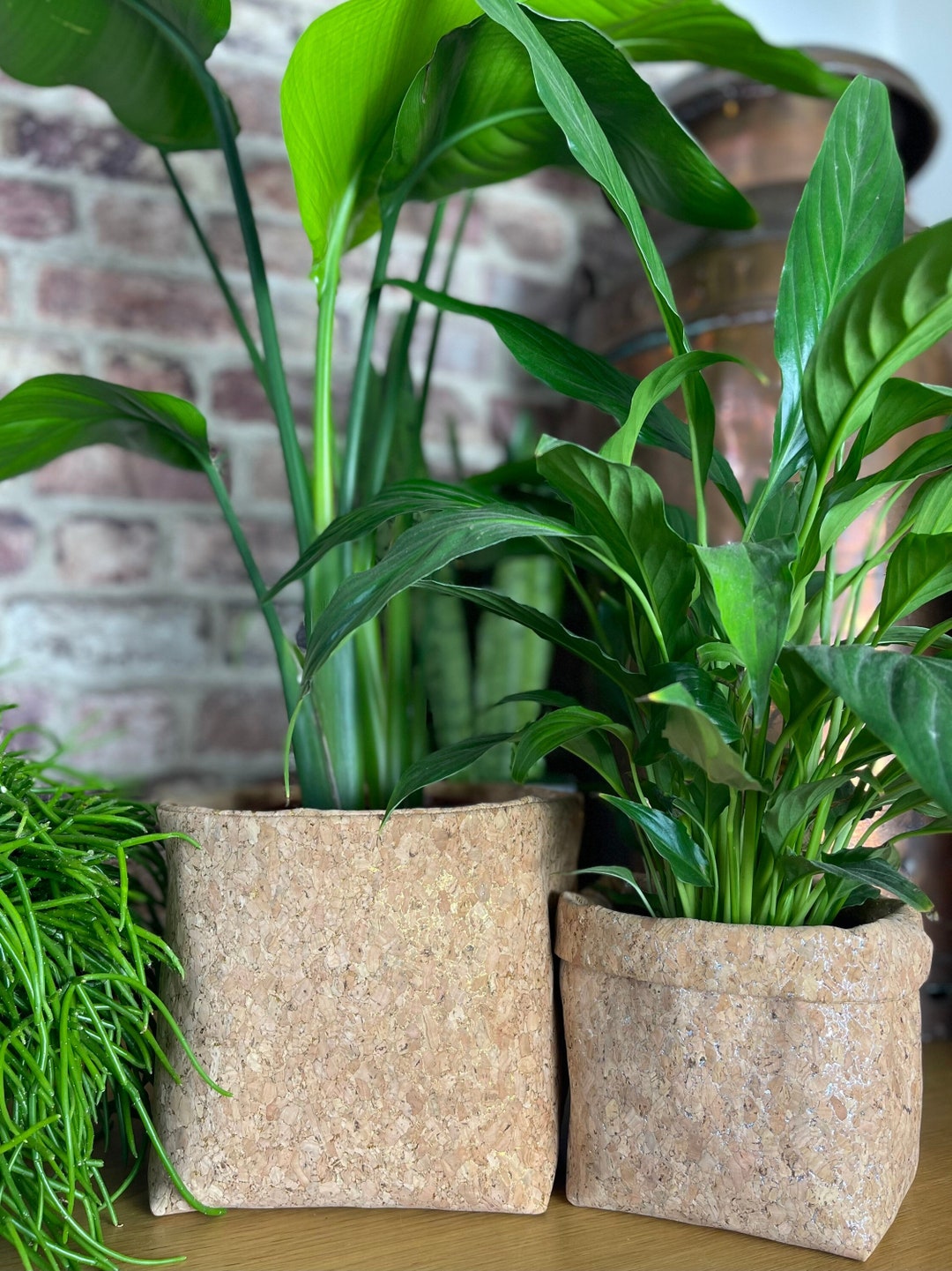 Indoor Planter, Fabric Plant Pot, Indoor Plant Pot UK, Fabric Planter, Vegan Plant Holder