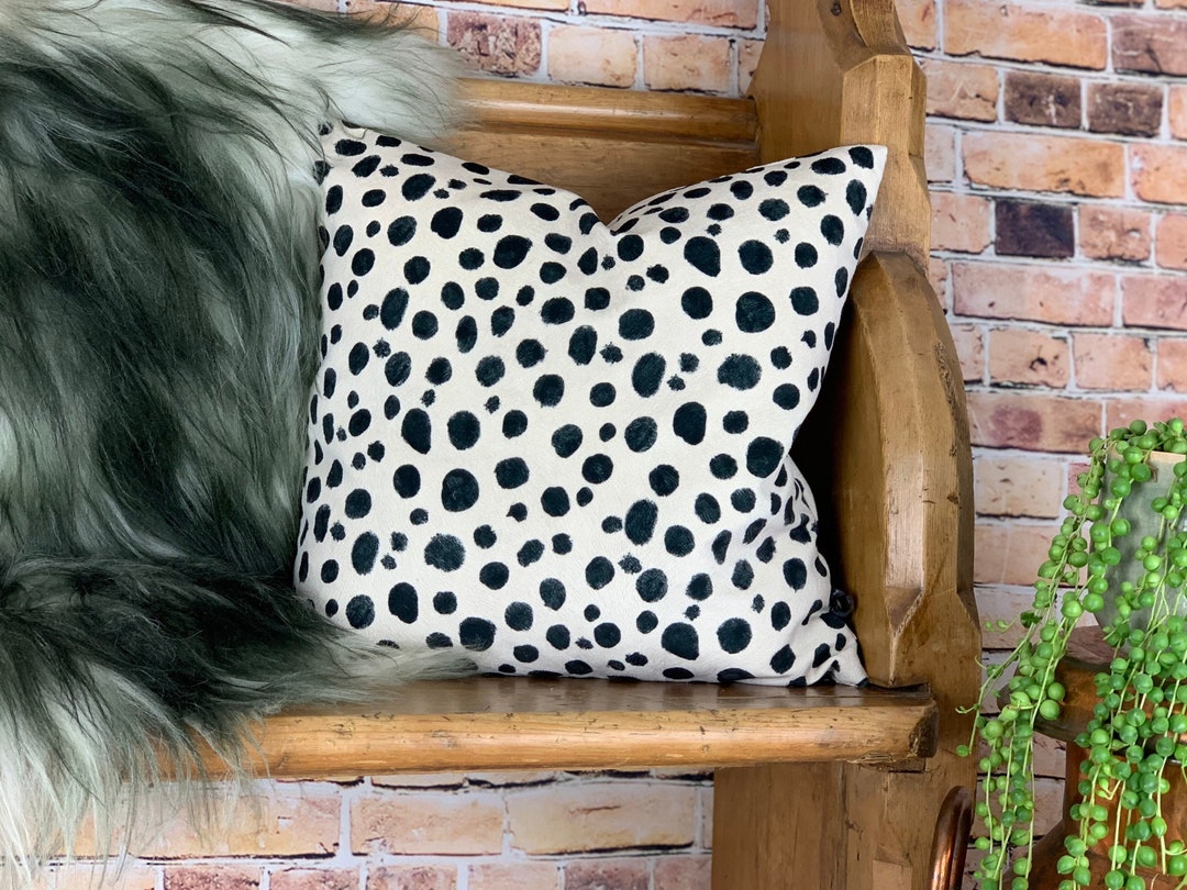 Animal Print Cushion Spotty Cushion Dog Cushion Velvet Etsy UK