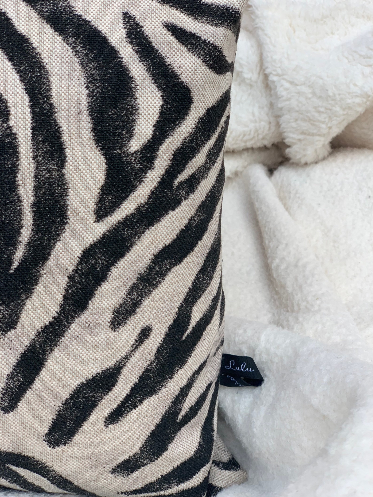 Zebra Print Cushion Animal Print Cushion Cushion Covers UK Etsy