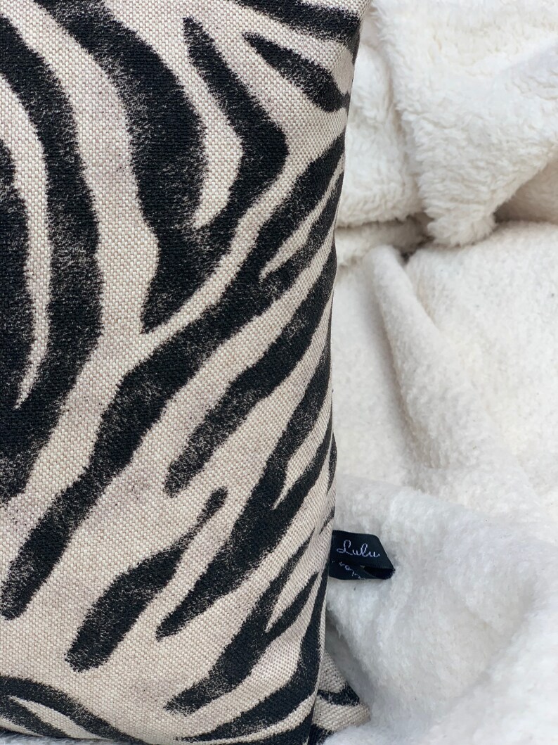 Zebra Print Cushion Animal Print Cushion Cushion Covers UK - Etsy