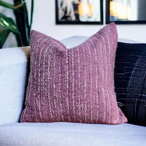 Pink Cushion, Boucle Cushion, Cushion Cover UK, Textured Cushion, Light Pink Pillow, Pink Pillow, Pink Cushion Cover UK