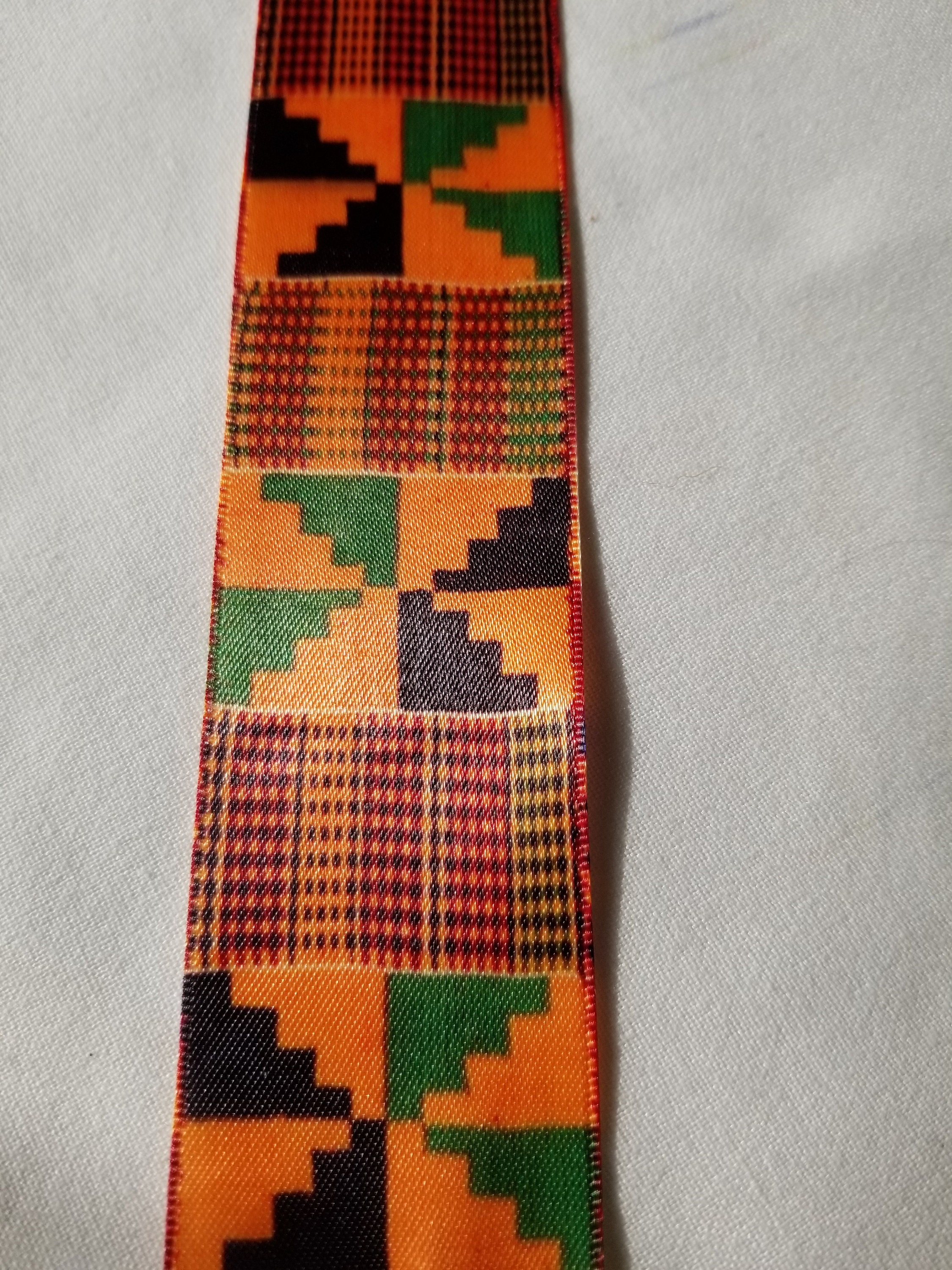 Custom African Print SATIN Ribbon Full Color Sublimation Etsy