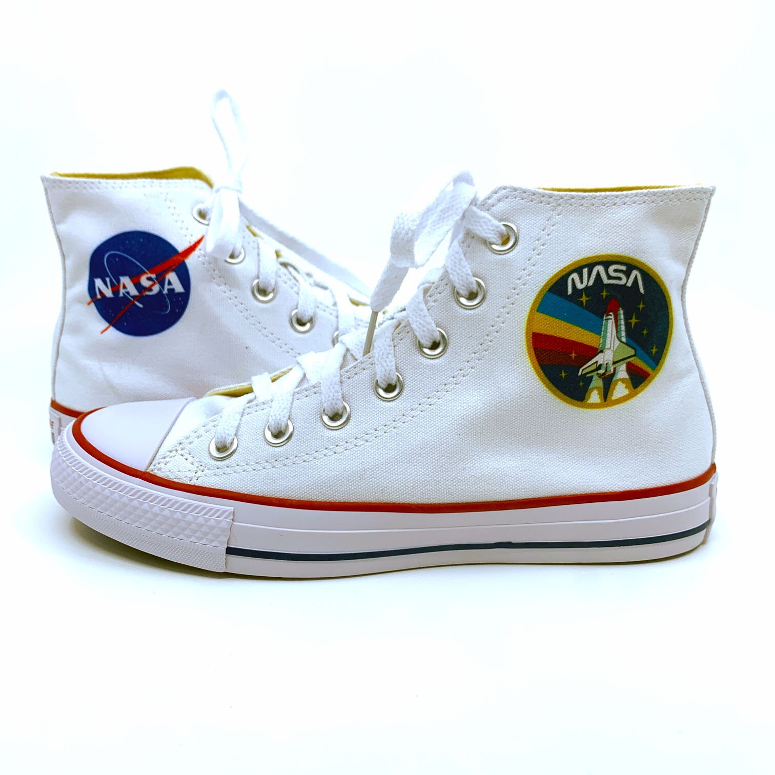 Nasa Fan Art Custom Converse Nasa Space Shoes Hand Made Hi - Etsy