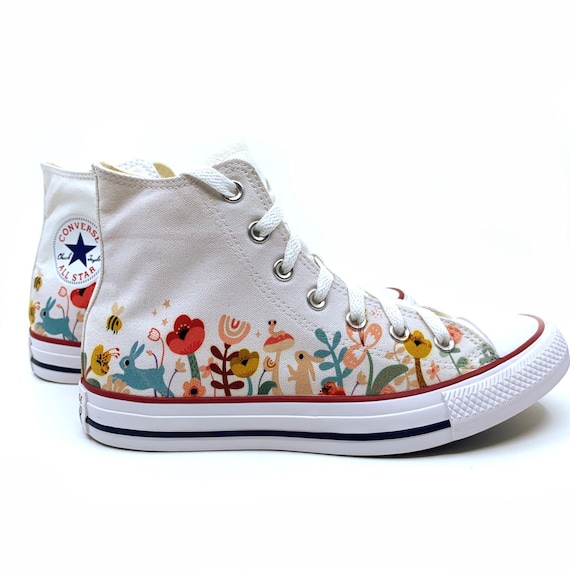 Cute Rabbit Easter Bunny Chuck Taylor Fan Art Custom Hand - Etsy Cute Rabbit Easter Bunny Chuck Taylor Fan Art Custom Hand - Etsy