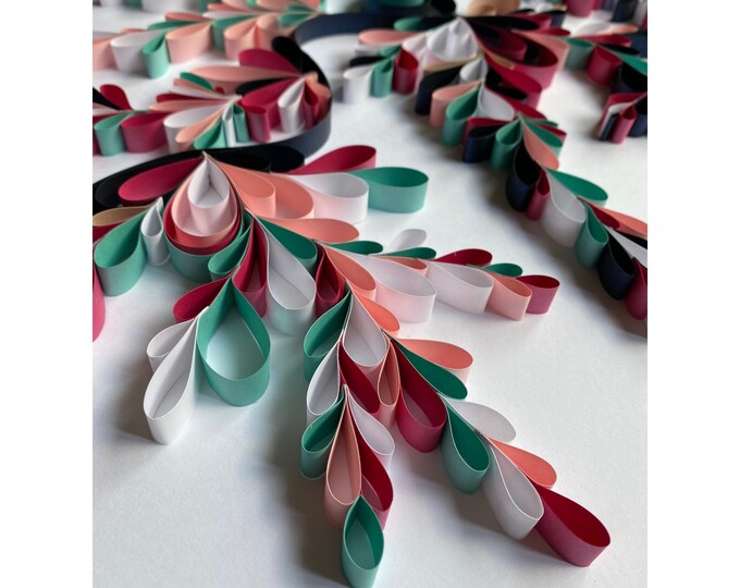 Quilled Abstract Wall Art Quilling Art home Decor Birthday Etsy