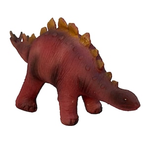 Natural rubber toy dinosaur Stegosaurus