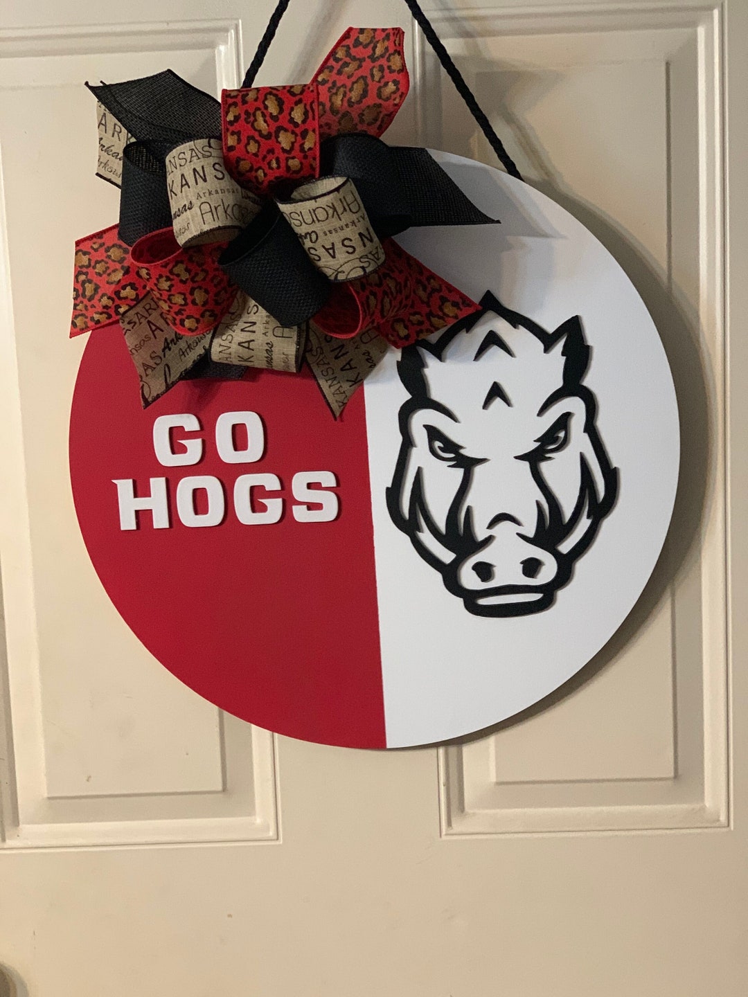 Arkansas State Razorback Door Hanger, Razorback Door Hanger, State Door