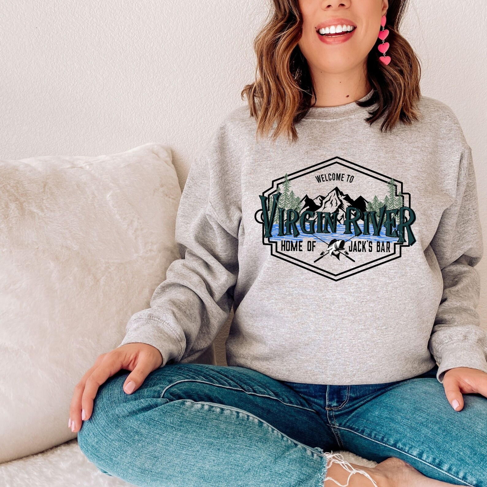 Virgin River inspired Sweatshirt Jacks Bar Sweater Virgin Etsy