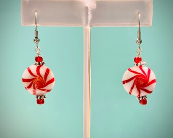 Peppermint Earrings 2