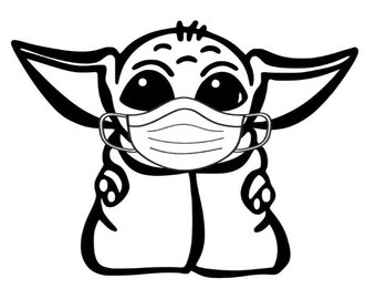 Download Free Yoda Paper Mask Etsy SVG Cut Files