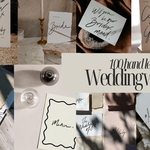 100 handgeschreven png-bestand voor huwelijksuitnodiging, bruiloft briefpapier, canvas sjabloon handgeschreven, kalligrafie bruiloft, bewegwijzering, decor