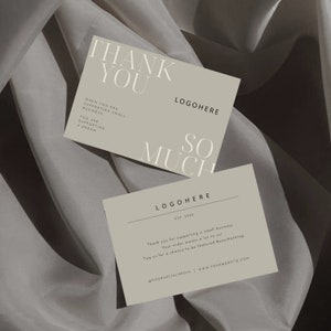 Editável para impressão de luxo elegante, obrigado por seus cartões de pedido, cartão de modelo, cartão de agradecimento para impressão, cartão de nota,