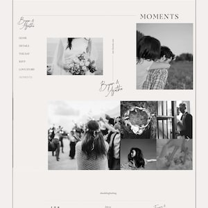 Wedding WIX Website Template Wedding Digital Invitation, Custom Wedding Website Design, Event Website Design, Digital RSVP Website Design image 6