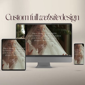 Benutzerdefiniertes Wix-Website-Design Benutzerdefiniertes Website-Design Squarespace, Website-Design Illustration, vollständig angepasst Wix Website-Design-Branding