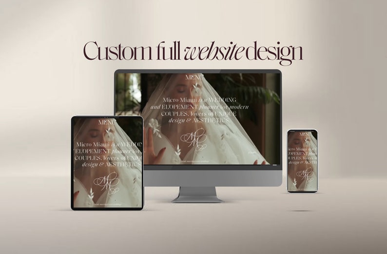 Custom Wix Website Design, Illustration & Branding (Digital Item) image 1