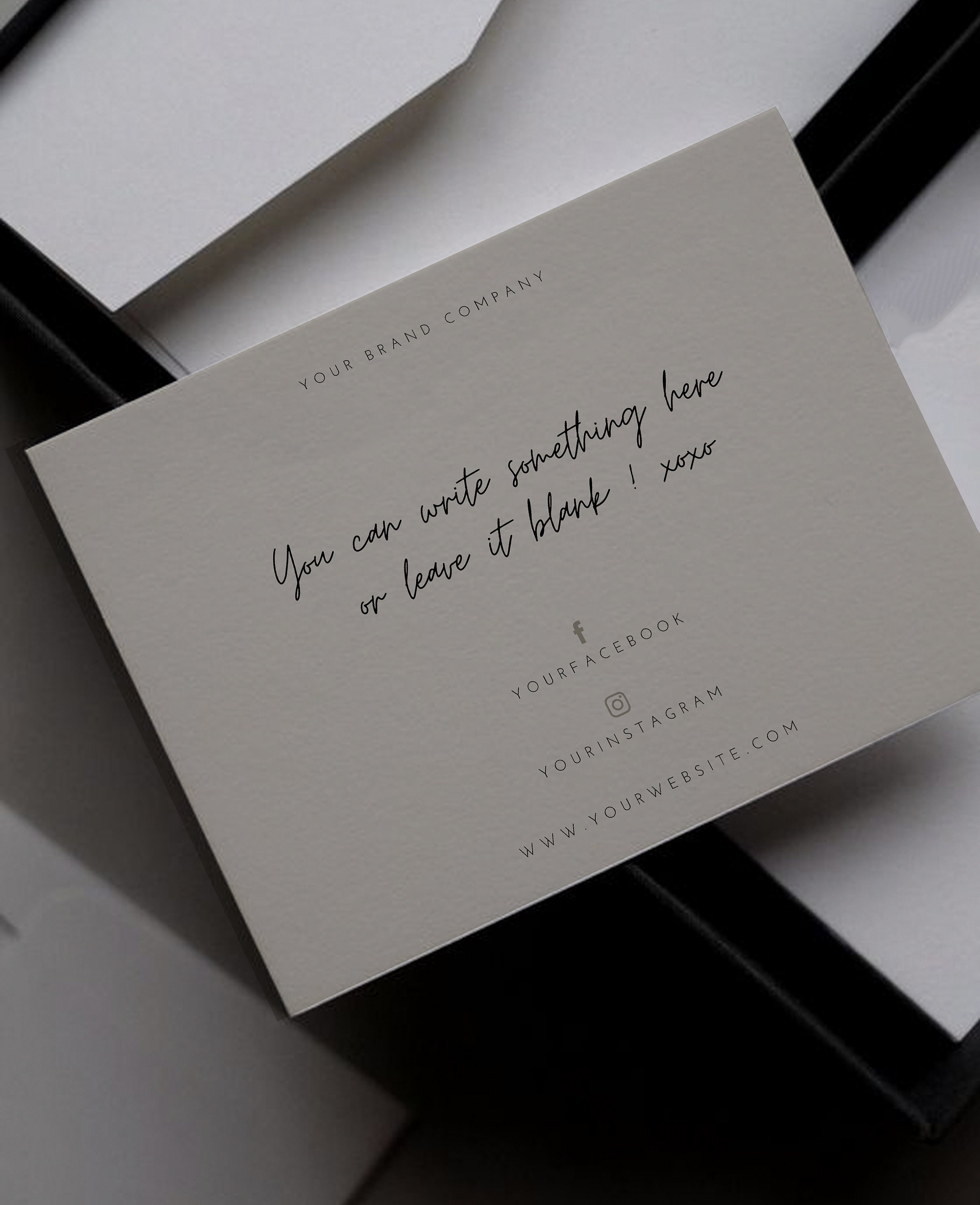 Printable Luxury Thank You for Your Order Cards Template Etsy India