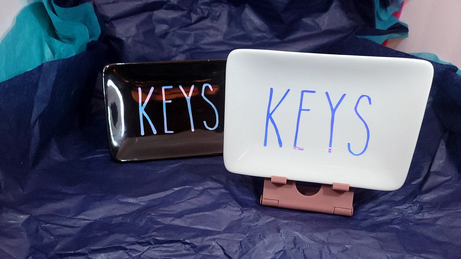 Key Holder Ceramic Key Bowl Key Tray Organization Etsy