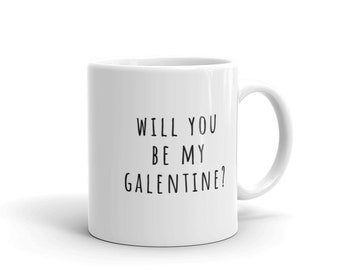 Will You Be My Galentine mug | galentines day valentines parks and rec leslie knope