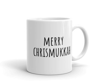 Merry Chrismukkah Mug | Witty Coffee Mugs | Happy Hanukkah | Merry Christmas | Holidays | Seth Cohen | The O.C. | Funny Gifts | Rae Dunn