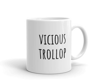 Tasse vicieuse Trollop | Tasses à café pleines d'esprit | Filles Gilmore | Lorelai | Rory | Émilie | Oy avec les caniches déjà | Le Dîner de Luke | Chilton