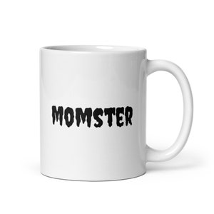 Momster Mug | Witty Coffee Mugs | Halloween Mugs | Gifts for Mom | Fall Mugs | Rae Dunn | Punny Halloween Mugs | Witches Brew | Witch Please