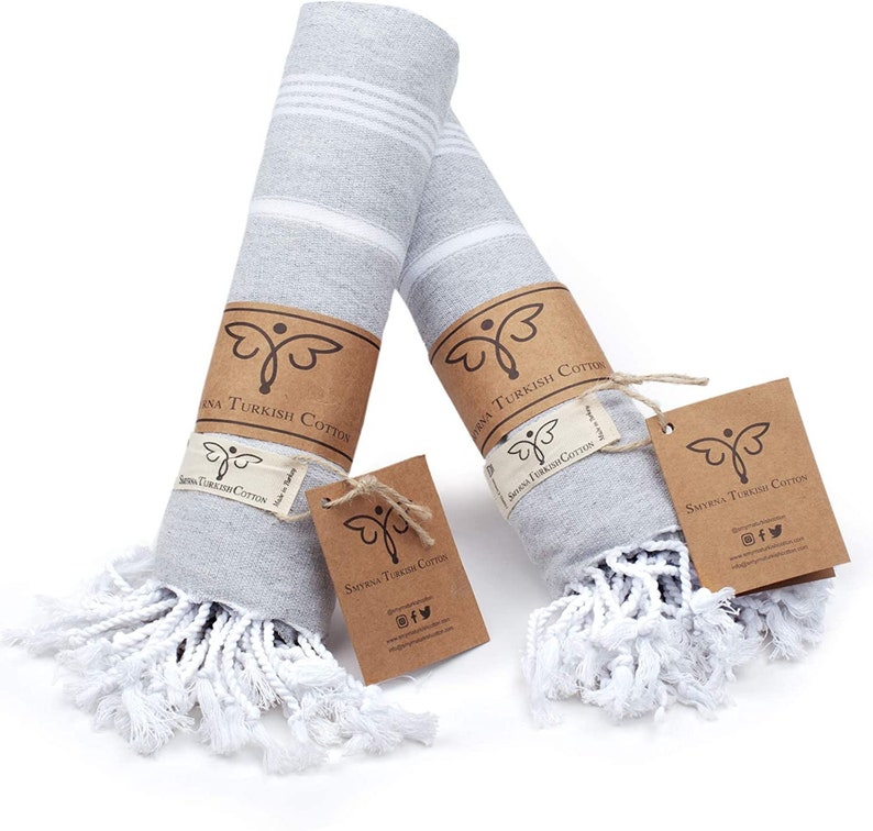 Smyrna Original Turkish Hand Towels Classical Series Set of 2 Etsy