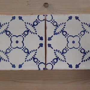 Portuguese tiles, backsplash, hand painted tiles, decorative tile, replica tile, blue tiles - Sample