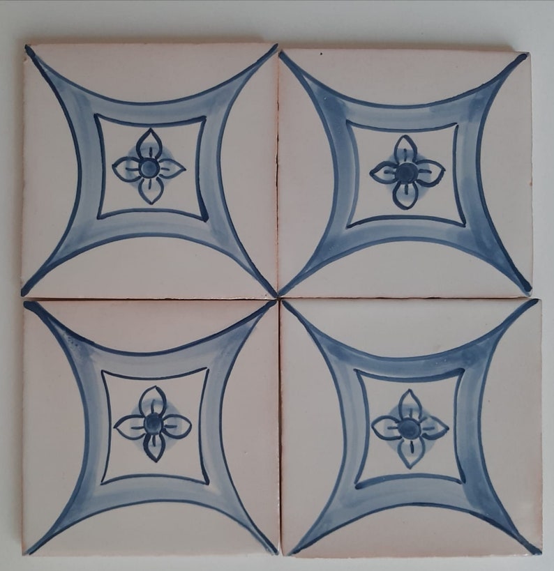 Sample Portuguese Tiles Backsplash Hand Painted Tiles - Etsy