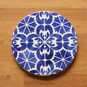 Trivet, Serving Platter, Cheese Board, hand painted, portuguese tiles