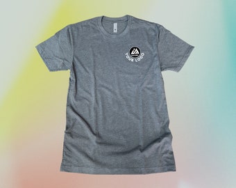 T-shirt à col rond CVC personnalisé par Next Level Apparel T-shirt en coton mélangé pour petites entreprises avec logo ou motif en couleur sur le t-shirt