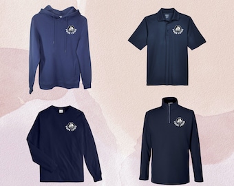 Custom Winter Shirt Bundle FALL/WINTER (4PC) Value Bundle Fully Custom sweatshirt, hoodie, long sleeve tshirt, quarter zip w full color logo