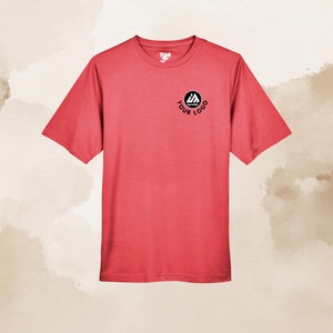 Nieuw Sonic Heather Performance-T-shirt voor heren Aangepast poly-T-shirt Aangepast T-shirt, aangepast sportshirt coachteamshirt polyester sportshirt