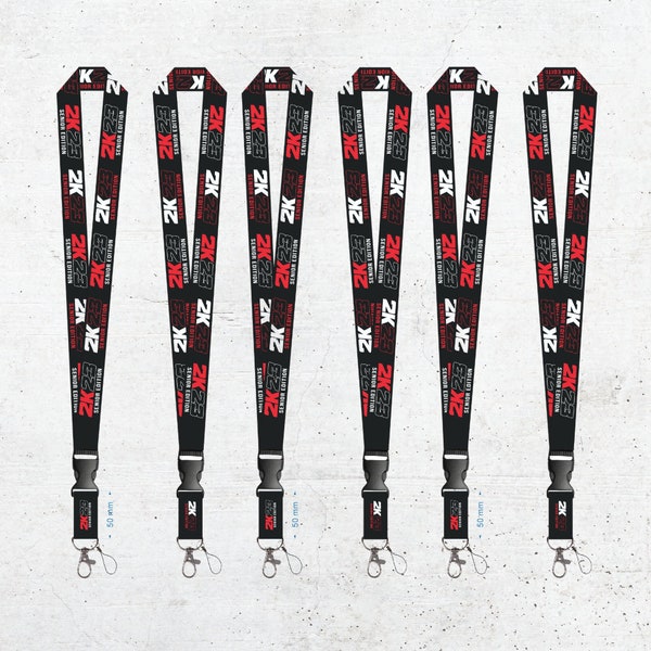 2K23 Playstation Senior Class of 23 Xbox Sublimated Lanyard, Break Away Clasp Lanyard Graduation gaming ps5 gift for gamer graduate in 2023