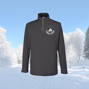 MENS embroidered quarter zip Warm Embroidered Quarter-Zip Printed Full Color Custom Quarter Zip Sweatshirt, Logo Sweatshirt Logos EMB