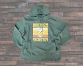Bourbon Goes In Wisdom Comes Out Bourbon Drinking Lover Gift Hoodie, Long Sleeve Hoody, Funny Whiskey Gift For Father, Brother, Dad T-shirts