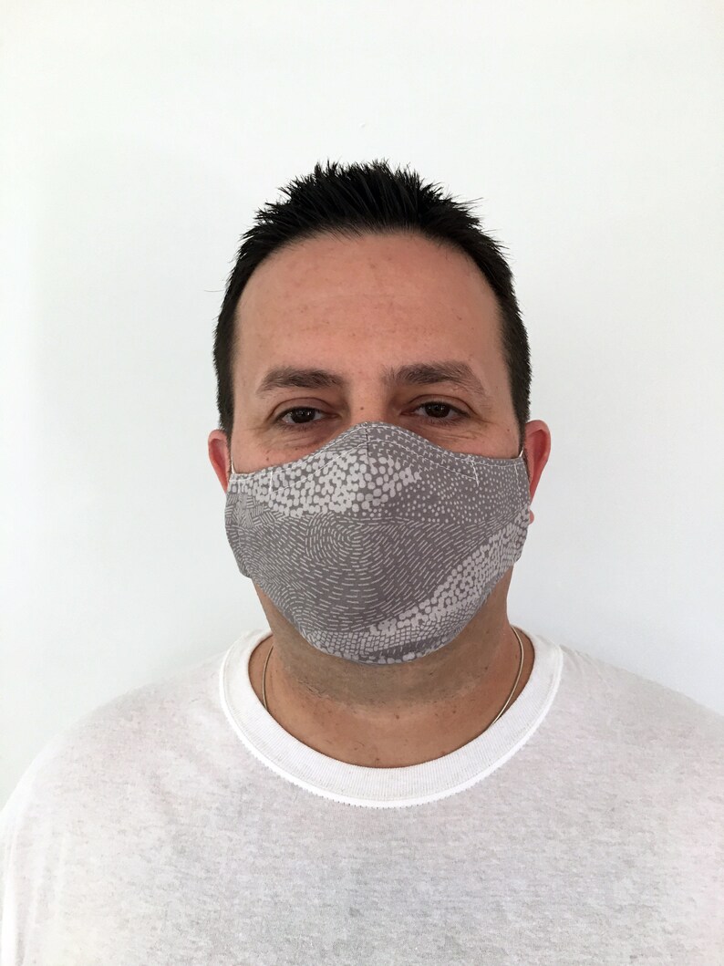 Men's Face Mask in Earth Taupe Light Gray Face Mask for Etsy