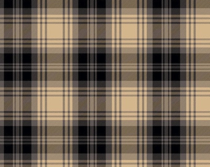 Dad Plaids, Emanuel Black Plaid, Cotton Woven, 51871-12, Whistler Studios/Windham Fabrics