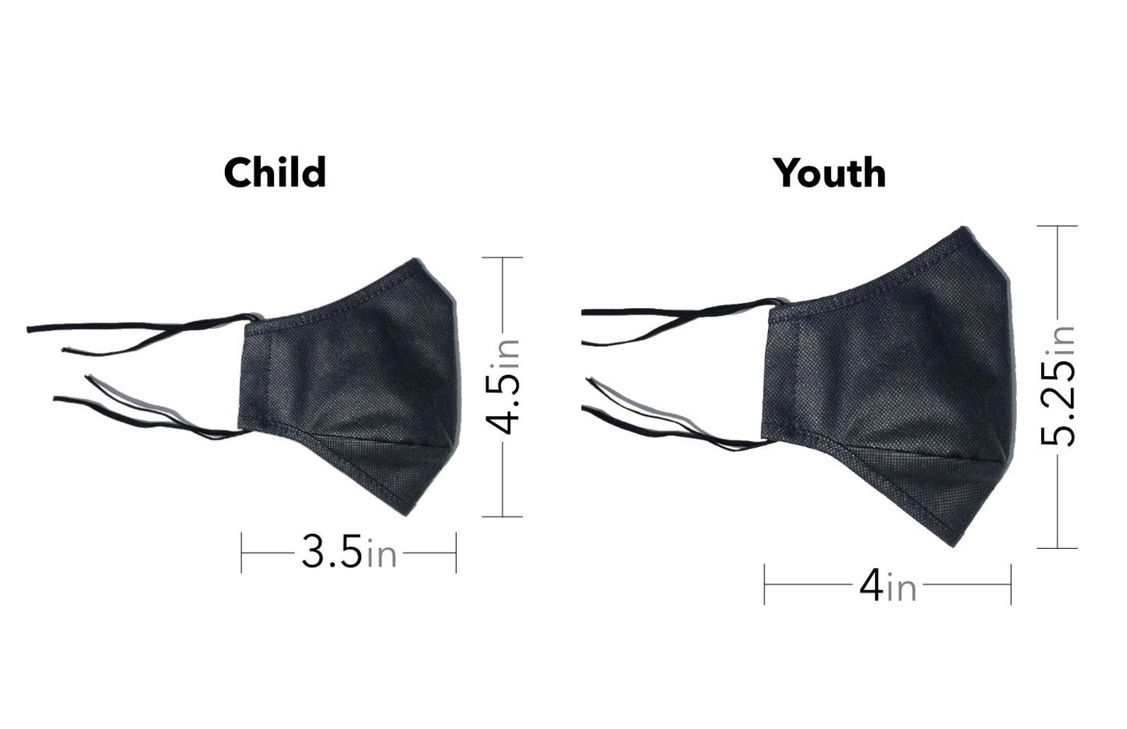 Face Mask for Kids White Dots Premium Child Face Mask Etsy