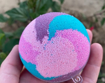 Shooting Star Bath Bomb Rainbow Colors