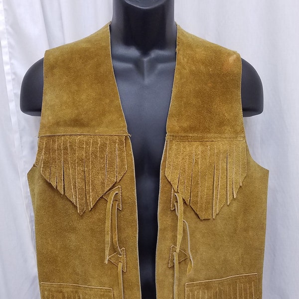 Mens Fringe Vest - Etsy