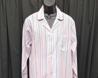 Vintage 1970s 2 Piece NWOT Penneys Towncraft Retro Print Button Shirt Pants Lounger Polycotton Pajamas Set Pjs Etsy