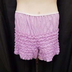 Vintage 1950's Lavendar Bloomers by Malco Modes San Francisco w Lace Accents, Pantaloons, Underclothes Shorts Lingerie, Pettipants