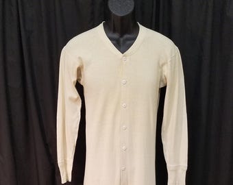 Vintage 1960's J.C. Penney's Towncraft Heavyweight White Union