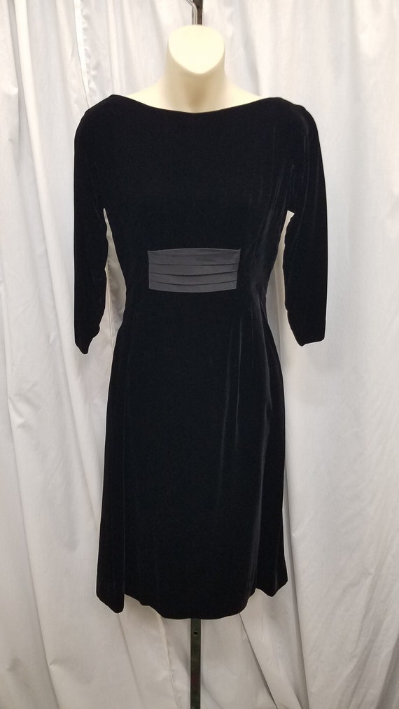 Vintage 1940s Mark Robbins Original Elegant Black 