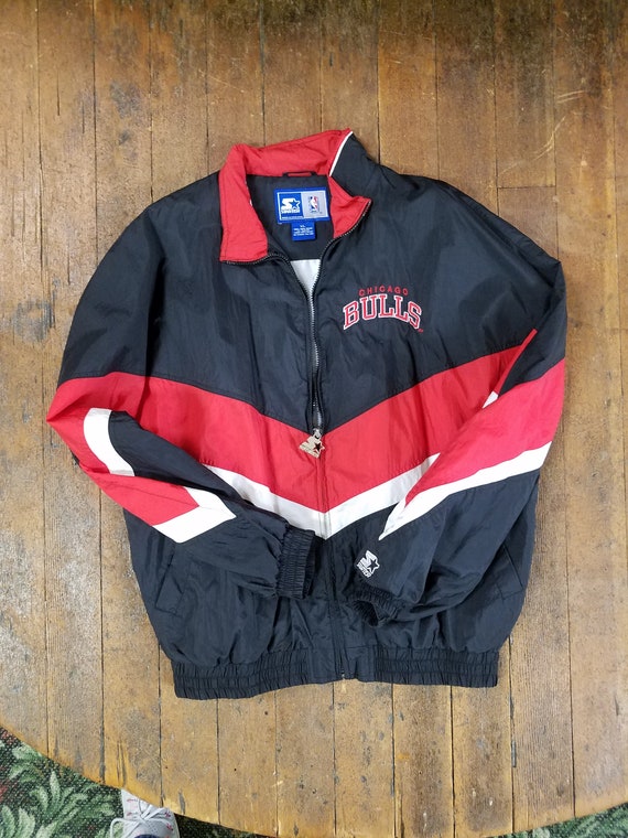 Chicago Bulls Starter The Star Vintage Full-Zip Jacket - Red