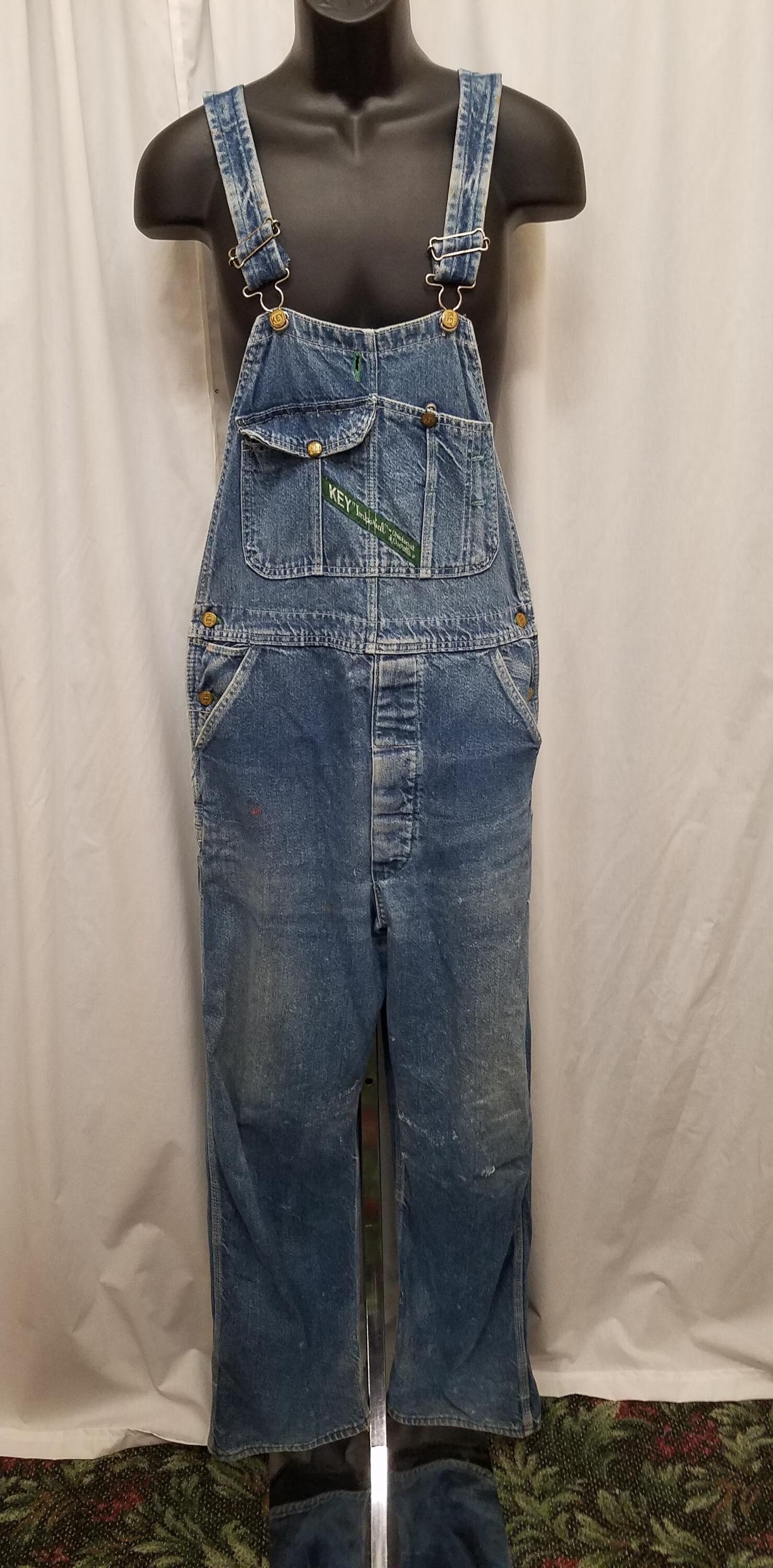 Vintage 1980s 90s Key Imperial Aristocrat of Overalls Stonewashed Overalls Denim Bib Carpenter Dungarees Workwear Farm. Measurements Below Etsy Canada