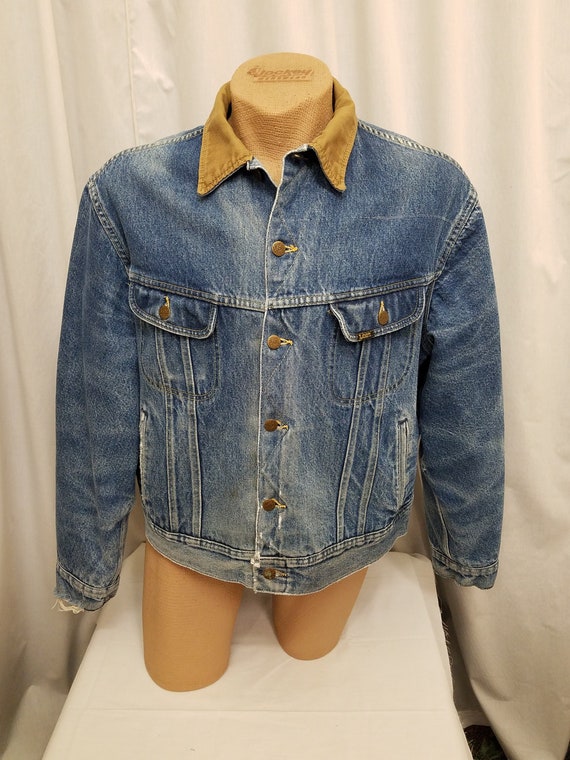 Vintage 1990's Lee Storm Rider Blanket Lined Stonewashed Denim Trucker  Cowboy Jacket Coat. Measurements Below - Etsy UK
